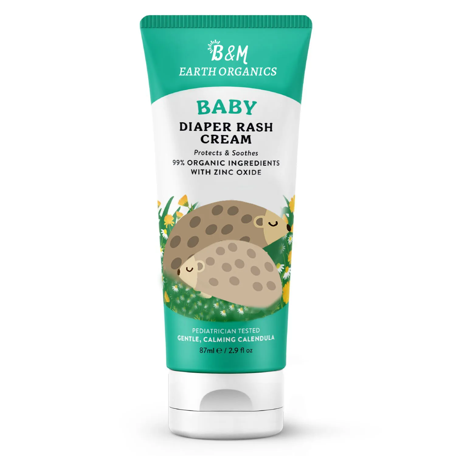 Organic Diaper Rash Cream for Baby Zinc Oxide Ointment w Soothing Calendula Cream for Sensitive Skin Diaper Care Barrier Cream