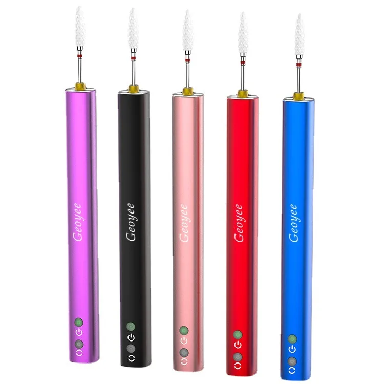 Custom Wholesale Logo Cordless Nail File Machine 35000RPM Professional Portable Electric Nail Drill