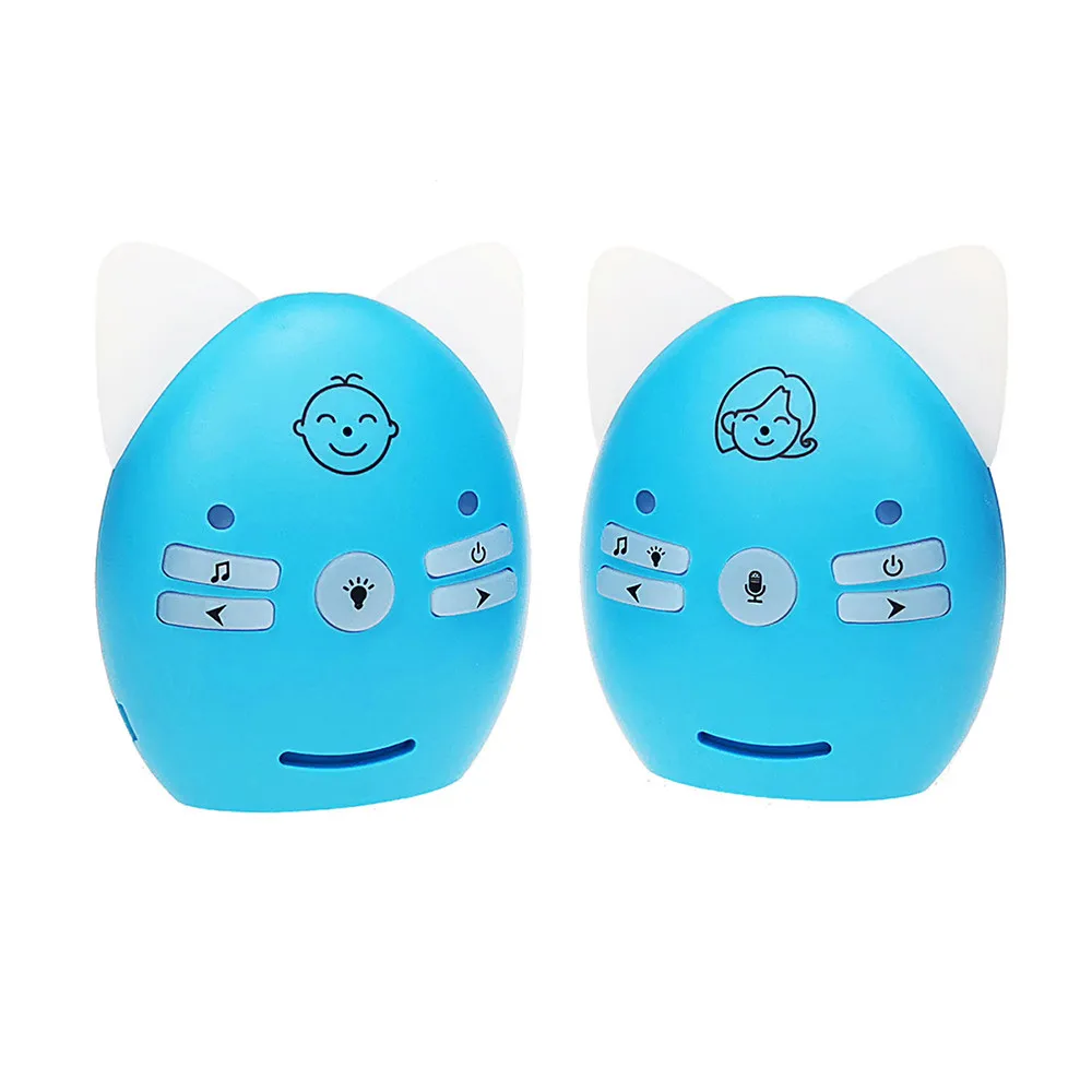 Two Way Talk 2.4G Wireless Baby Audio Detector Child Walkie Talkie Baby Alarm Portable Digital Baby Monitor