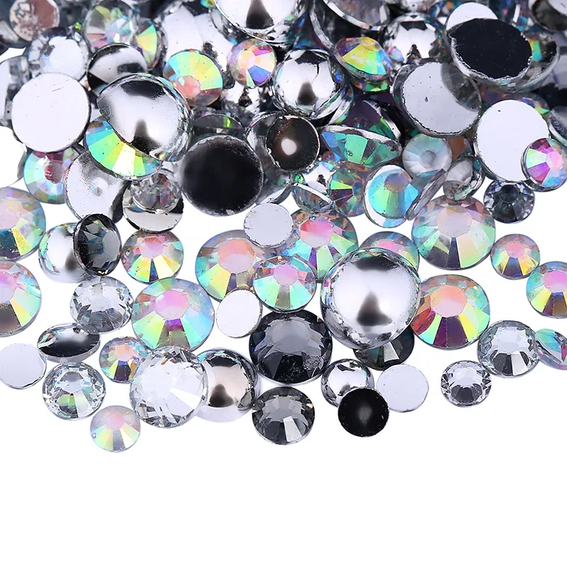 New Product flat back pearls and rhinestones mix loose Pearl Jelly Rhinestones for DIY Shoes Decoration