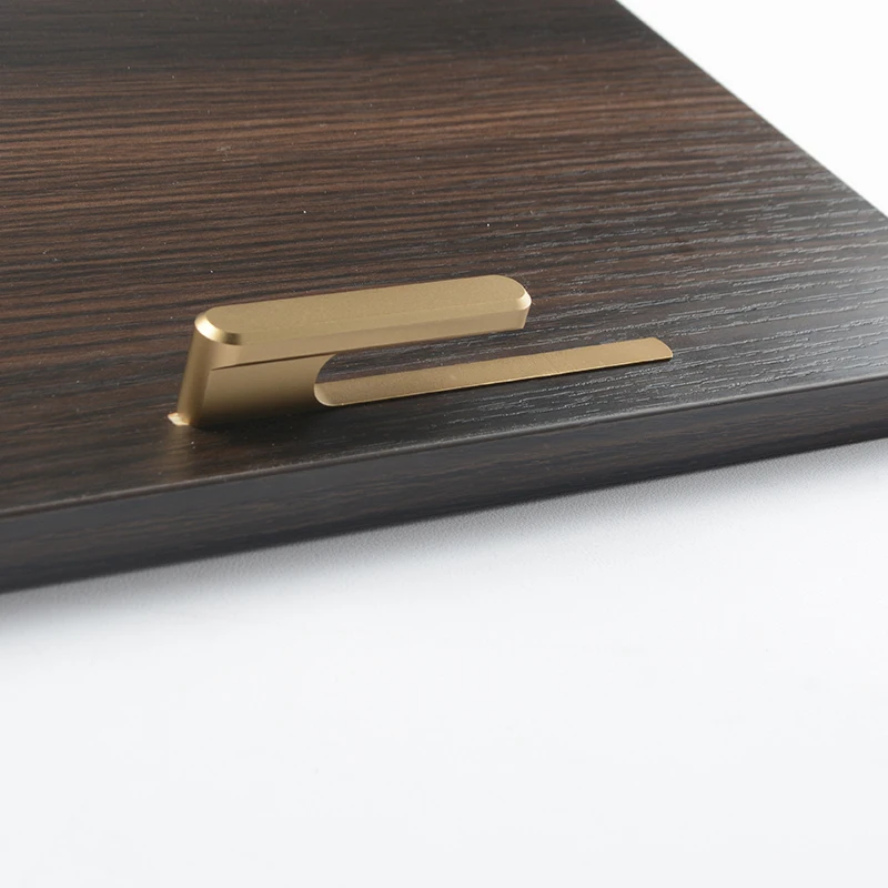 200mm Brass Black Customized Hot Sale Door Handle Kitchen Wardrobe Handle Dresser Drawer Door Pull Handle Modern 20pcs 118/200mm