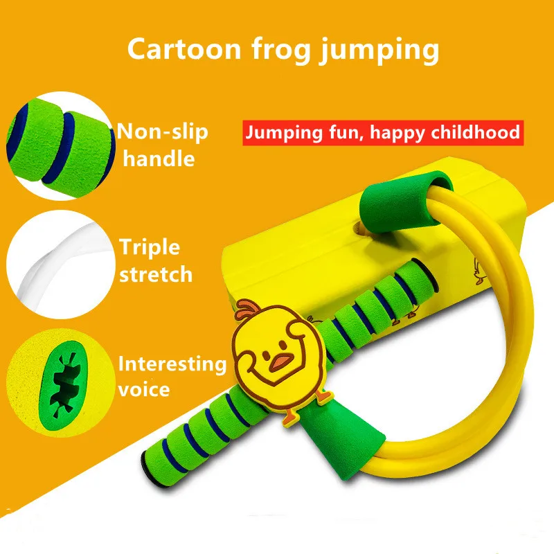 My First Foam Pogo Jumper for Kids Fun toy and Safe Pogo Stick for Toddlers, Durable Foam and Bungee Jumper