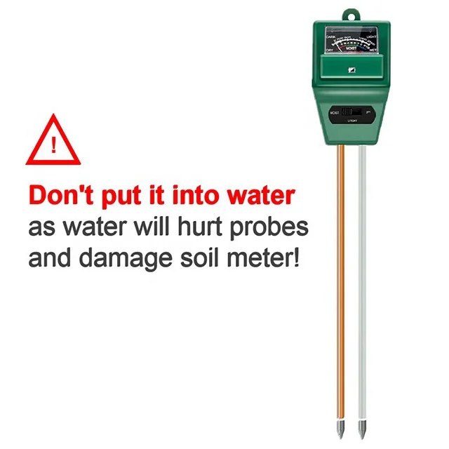 2 in 1 Soil Moisture Meter PH Tester Garden Soil Tester Soil PH Meter