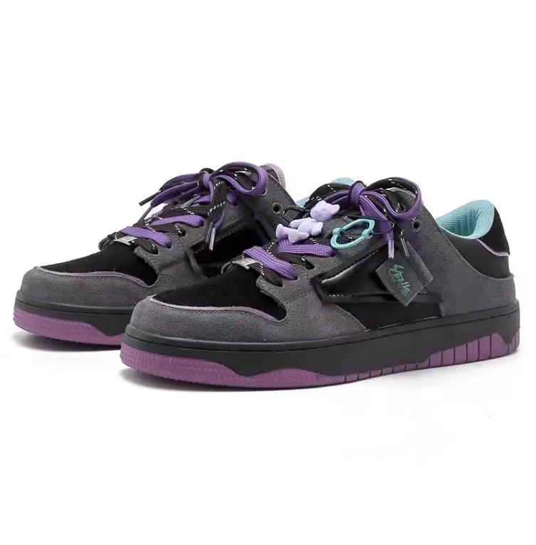 High quality brand custom sports shoes men skateboard sneakers KC rubber designer sports low top sports shoes