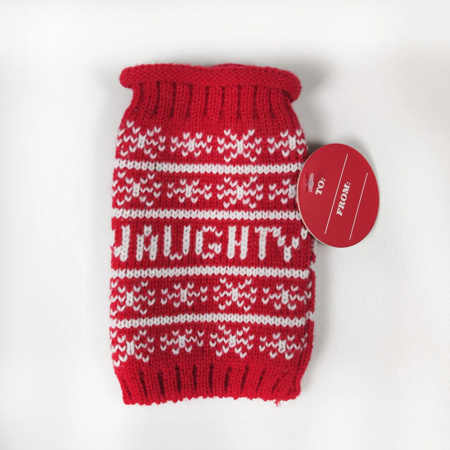 Happy Holiday Christmas wine bottle sweater Knitted cover for New Year Xmas Home Party Decoration Ornaments Champagne Topper