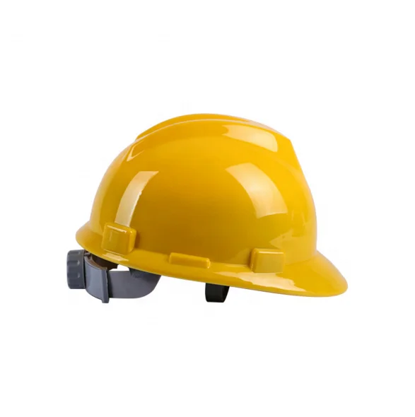 
V Type cheap yellow safety helmet work safety helmet 
