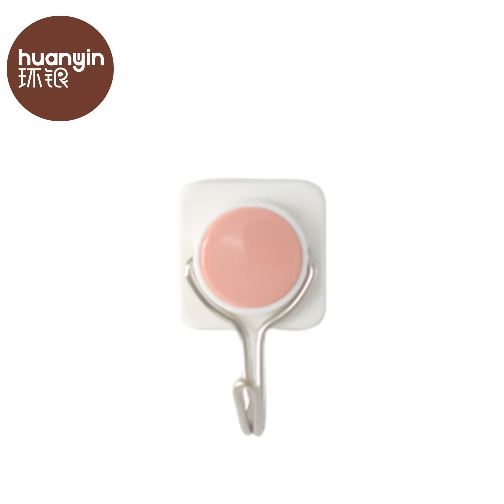 Plastic flat square baby clothes adhesive overdoor hook