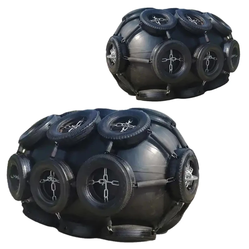 Marine pneumatic rubber fender used for dock or berthing