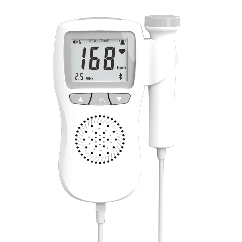 OEM Home Use Medical Equipment Portable Mini Pregnant Woman Fetal Doppler Baby Heart Rate Monitor Machine