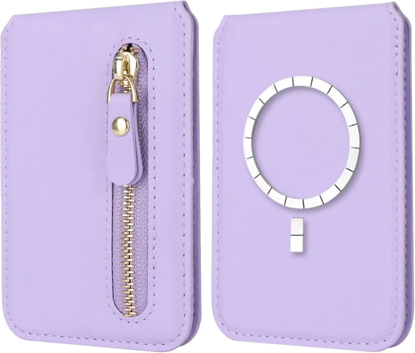 Custom magnetic card wallet holder Pu leather women phone wallet credit card holder for iPhone 15/14/13/12 Pro Max/ Pro Series