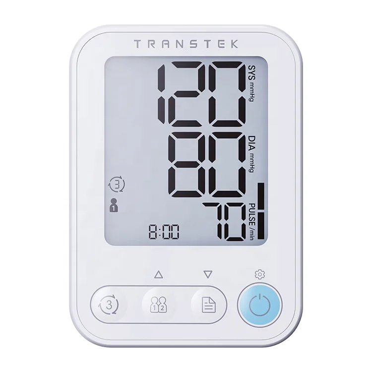 TRANSTEK upper arm aneroid sphygmomanometer Hypertension watching equipment blood pressure monitor with LCD backlight
