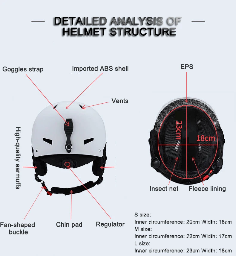 Macaron series ski helmet cascos freestyle ski helmets casco ski helmet cascos bicicleta