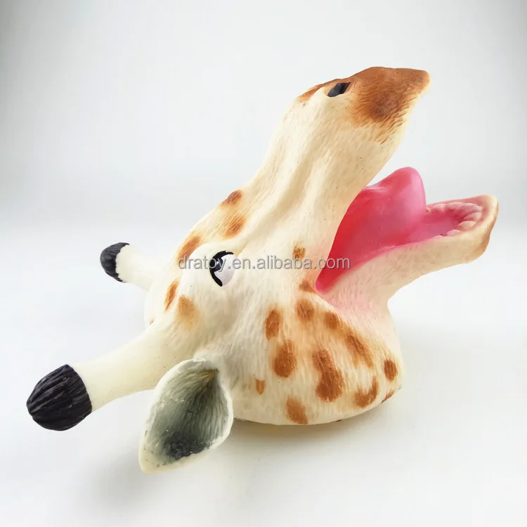 Wholesale Hot Selling High Quality TPR Elastic Interesting Diverse Animal Hand Puppet Toys Customizable