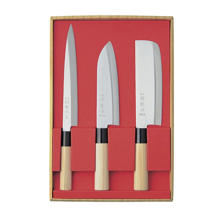 Professional block high quality chef knife a set of kitchen knives