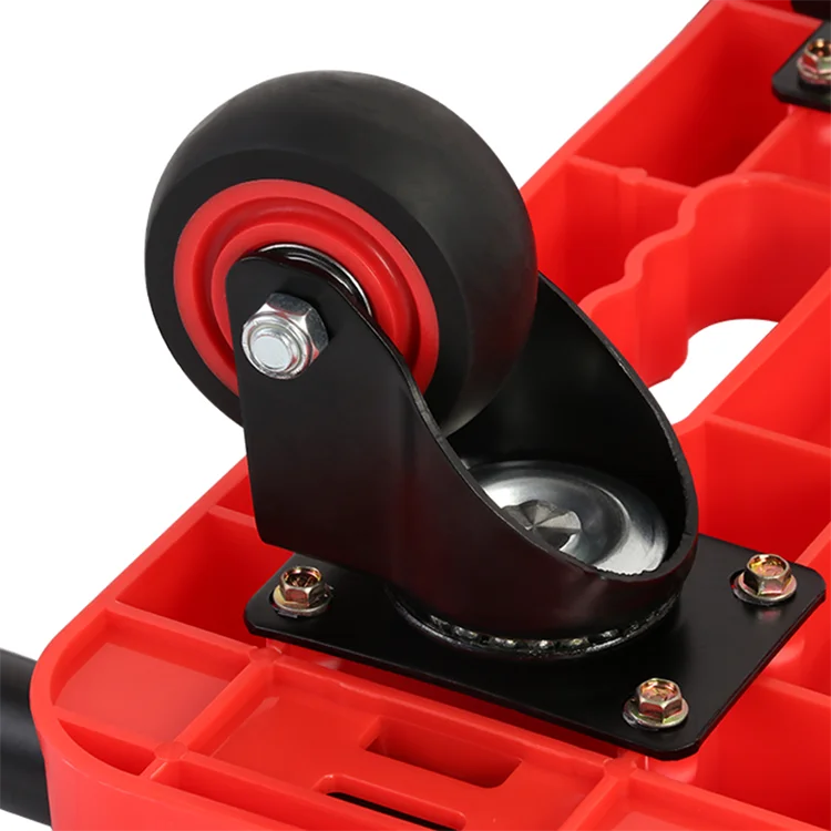 
Promotional Custom Jj-150 Mew Resin Best Selling Hand Platform Trolley Cart 
