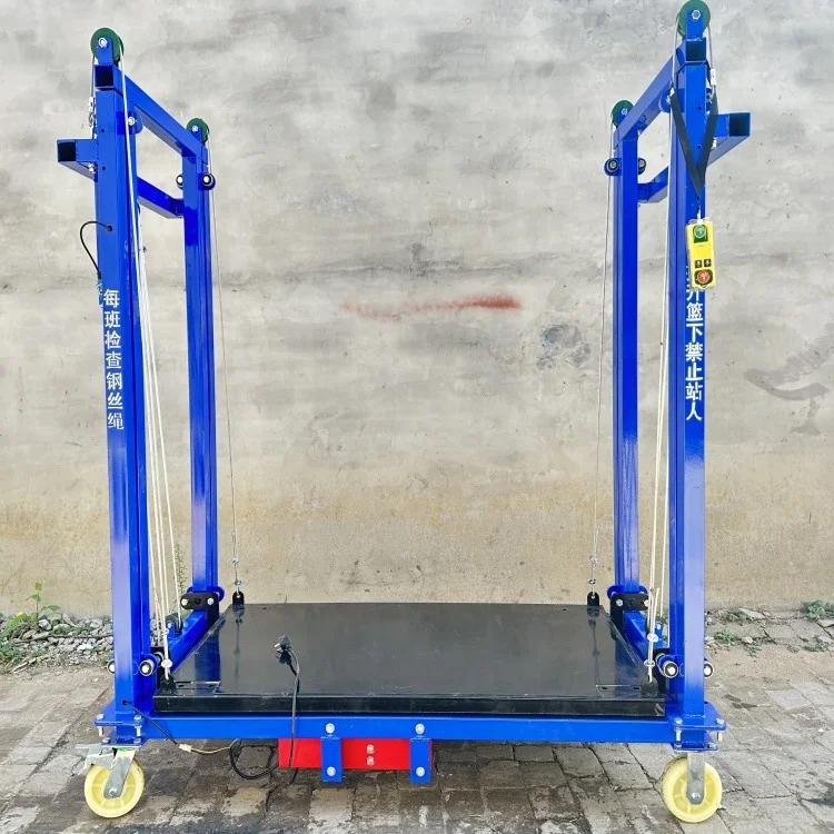 Folding electric folding scaffolding Lifting Scaffold Work Platform For Construction