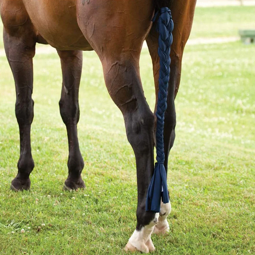 amazon ebay hot sale horse tail braid mosquito protection horse warmth braided horse tail rope aesthetic cleaning equestrian