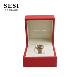 Uhrenbox Red Luxury Brand Rlx Mechanical Watch Box Pu Leather Square Wooden Watch Gift Box And Bag