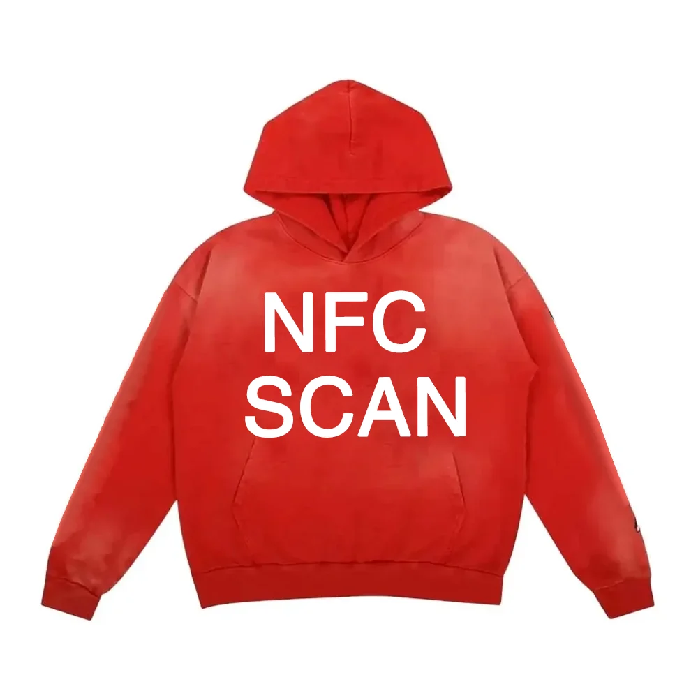 Hell nfc scan catalogue индивидуализированная дизайнерская индивидуальная мужская толстовка с логотипом oem Дышащие стильные толстовки принтом