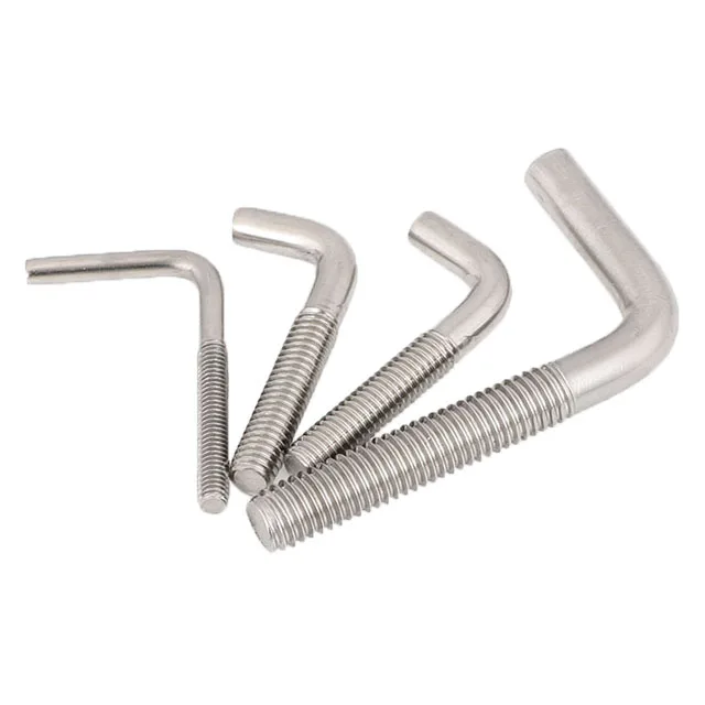 Customized zinc plated m12 L type 7 Type anchor bolt grade 4.8 steel hot dip galvanized foundation anchor bolt