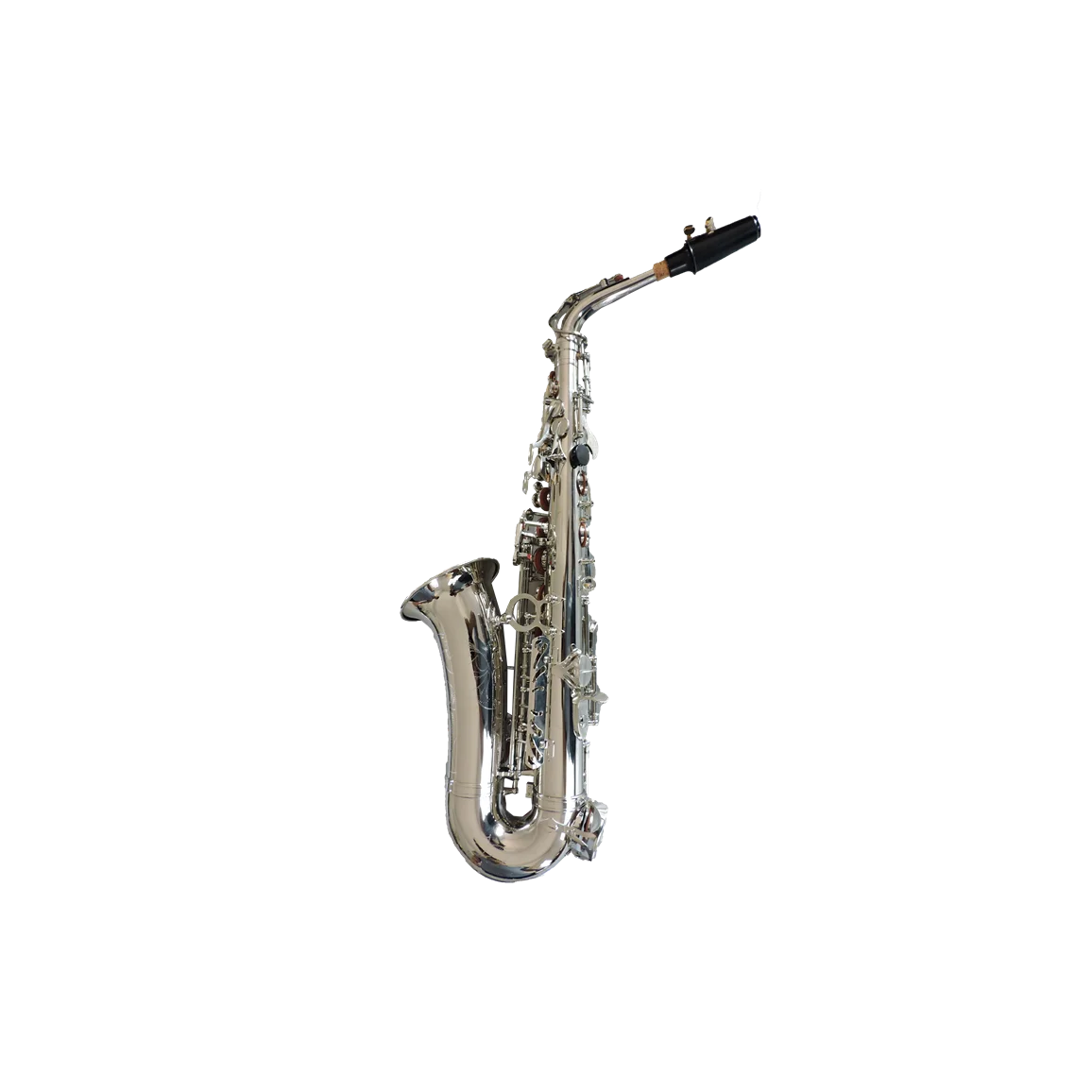 Fashion Embossing Private High-end Customization New Type Silver Alto Saxophone