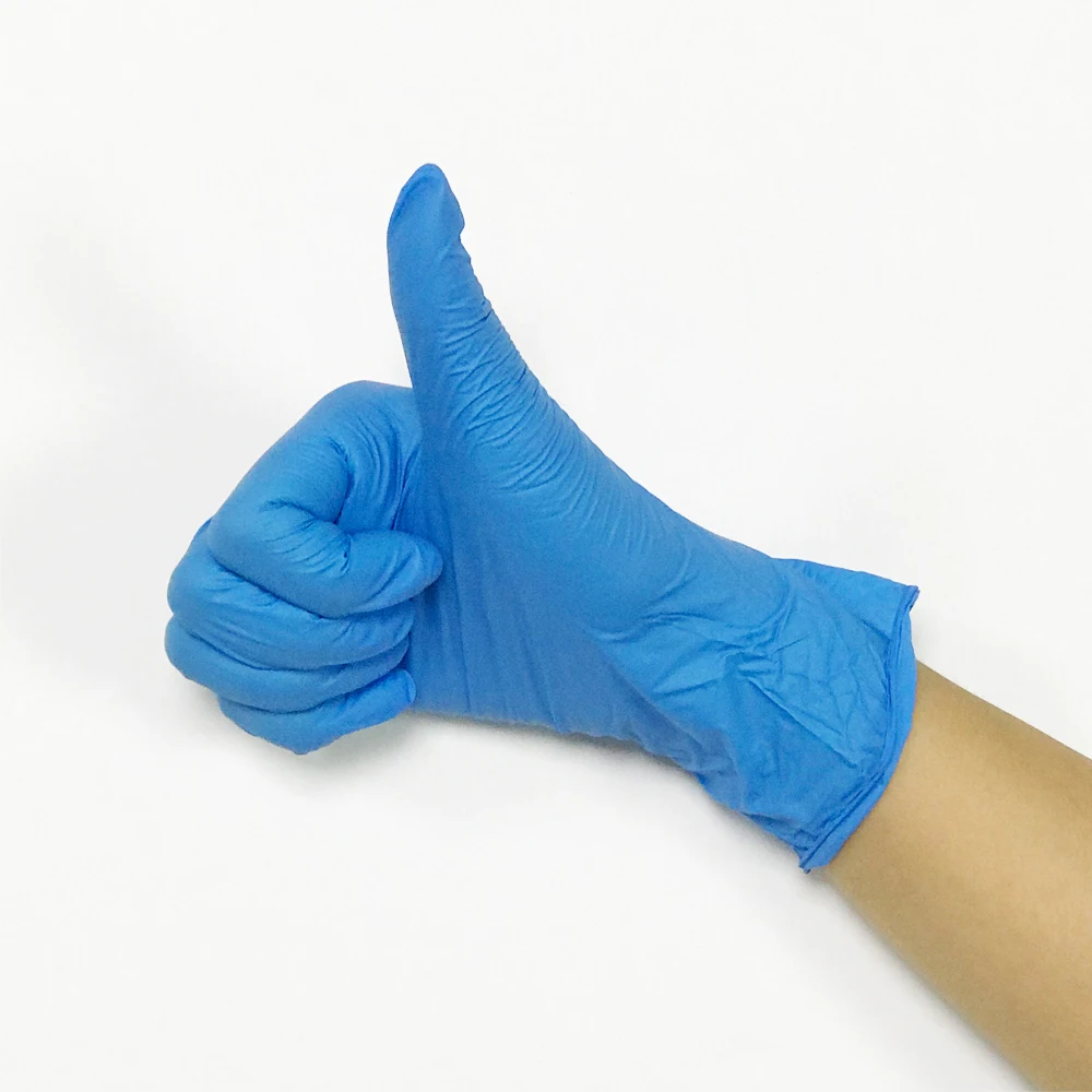 Widely used high quality nitrile disposable glovees powder free
