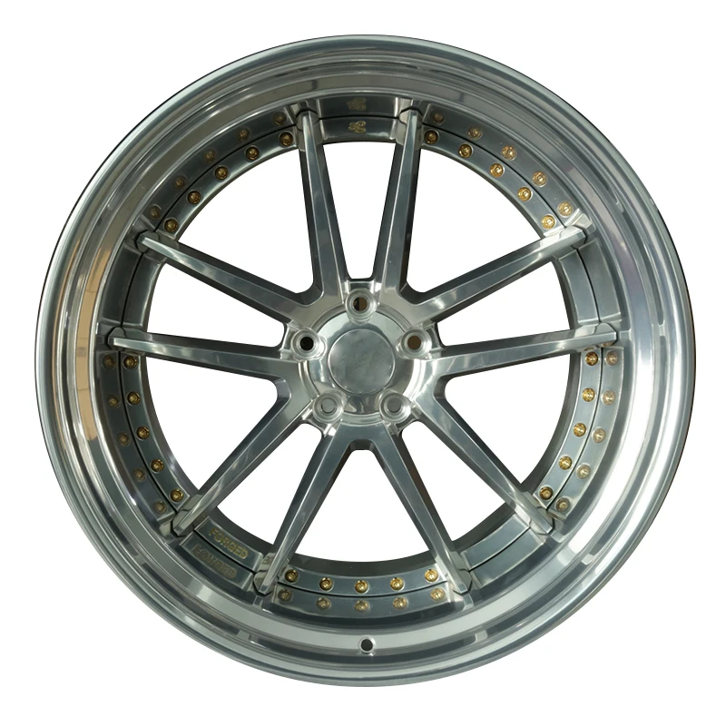 Factory Outlet 2022 Popular Design Milled Face 20 22 Inch Alloy Wheels For Off-Road Vehicles 2 Piece Auto Wheels With 6061 T6