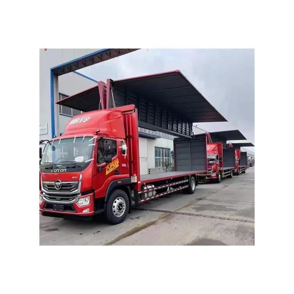 Reliable Quality Van Cargo Box Lorry Truck Body Wing Open Box Truck Pro Wing Trucks