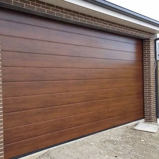 Factory Price High Quality Residential Automatic Smart Control Steel Sectional Garage Doors Modern Overhead Garage Doors