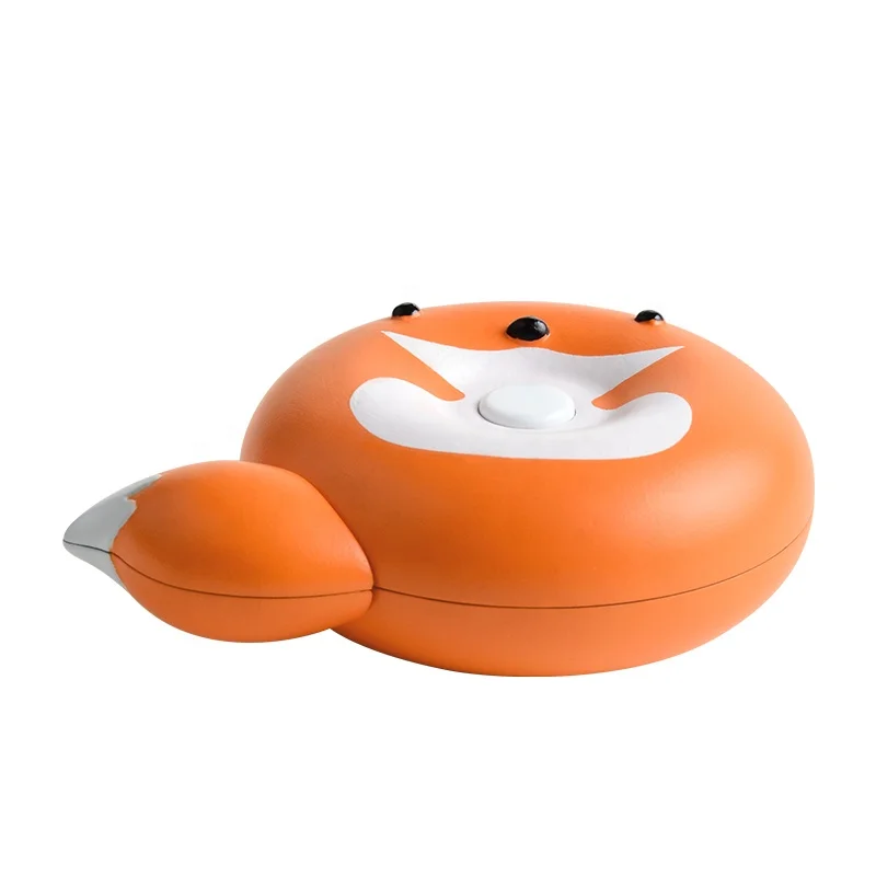 Fox double scale OEM retractable cartoon custom logo soft mini measure tape