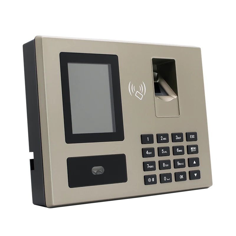 TCP/IP Network face fingerprint time and attendance machine large capacity storage real voice prompts standard with access