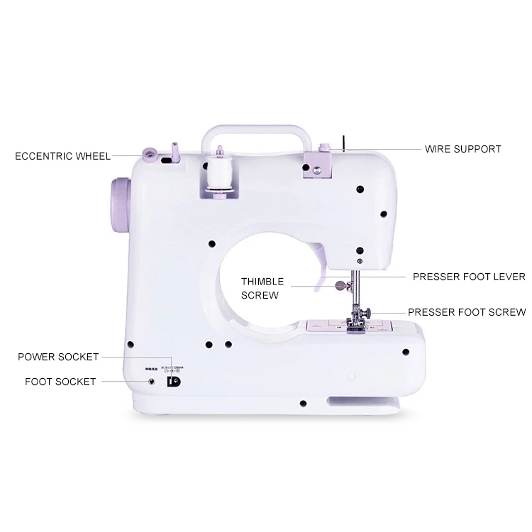 Manufacturer Price Mini handheld overlock sewing machines Hot Selling OEM 505 leather lockstitch handheld sewing machine