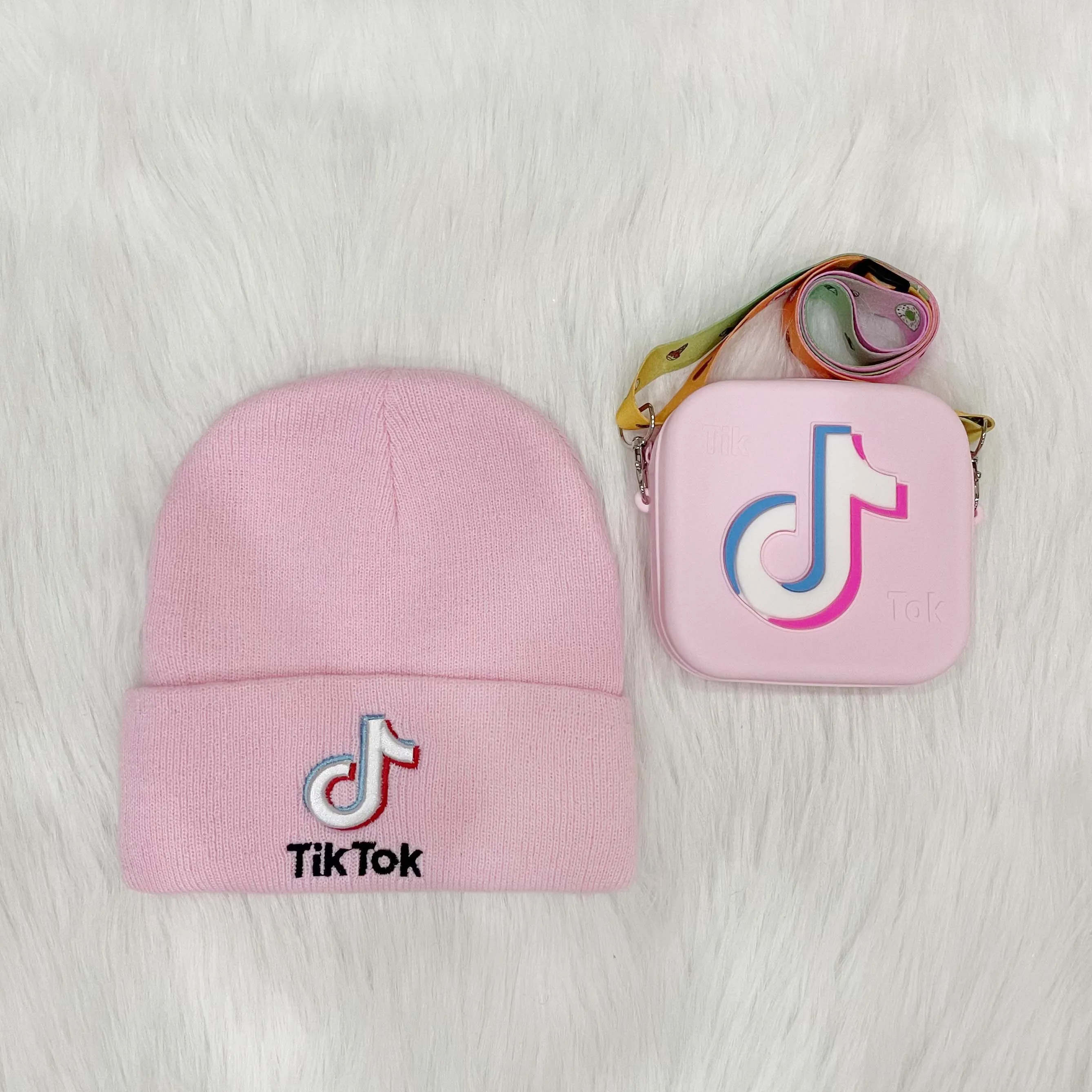  Модные женские модные зимние шапки и кошельки Tik Tok роскошные дизайнерские вязаные теплые