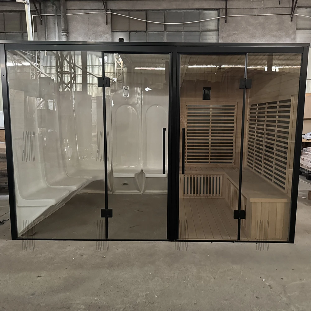 far burning and lumph darianage hamman steam and wood dry sauna for 10 person turkish bath rocky balboa prefabricated house