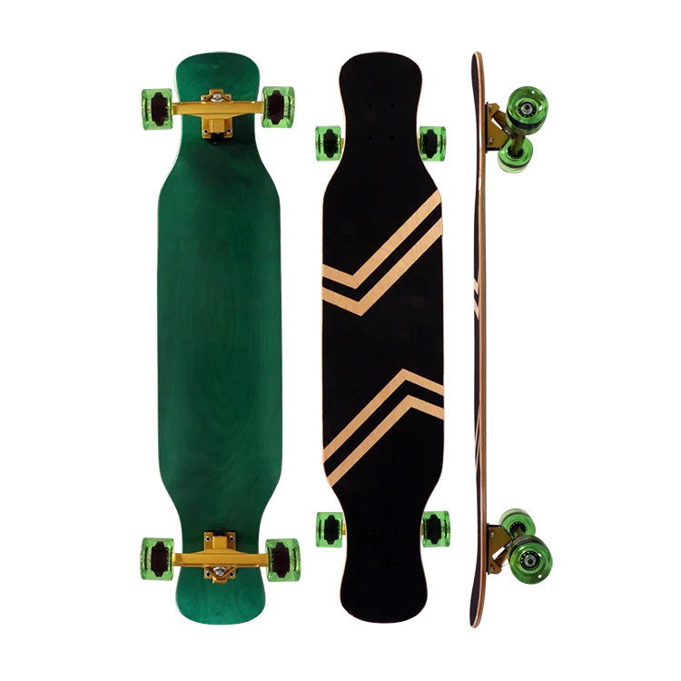  Оптовая продажа по 8 слоев русский деревянный Longboard Танцующая