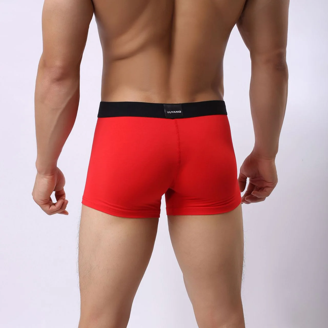 Maxesc OEM ODM Big Bamboo Comfortable Mens Low Rise Fashion Cotton Sports Pouch Bikini Boxer Briefs Underwear For Men