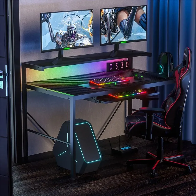 High quality modern gaming desk office computer table RGB gaming desk for gaming