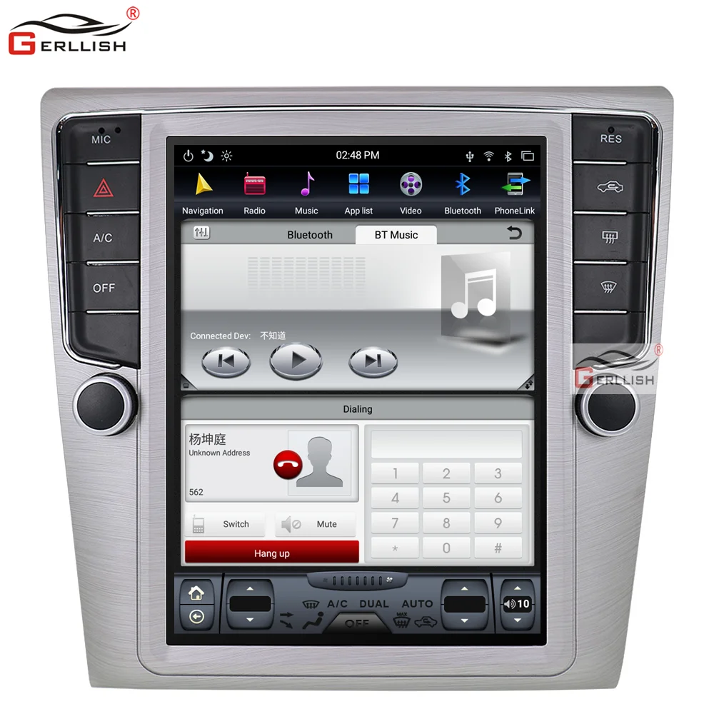 Tesla Android carplay car multimedia player for VW Passat CC b6 b7 Android Player Car Stereo Radio Recorder Video Player
