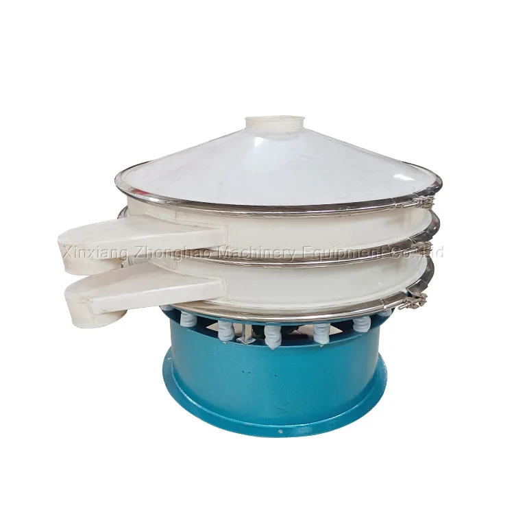 Circular Vibrating Sieve Separator Cassava Flour Powder Vibratory Screening Sifter Machine