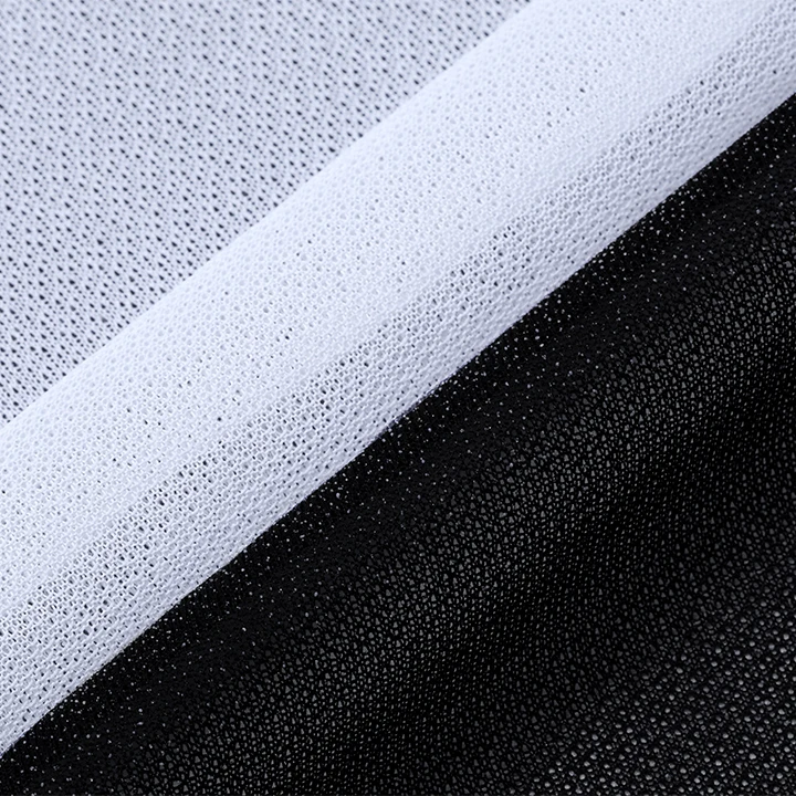 75D 4-Way Stretch Elastic Fabric Thickened Hydrogen Nylon Gauze Material Elastic Good Four-Sided Elastic Mesh Lace Top Fabric