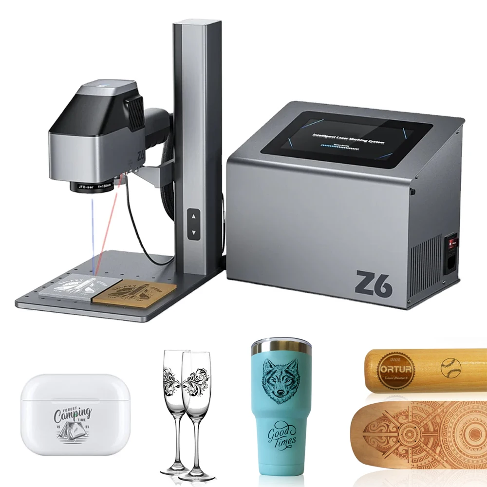 WAINLUX Z6 20W Higher Power 20W Dual-Laser Engraver Desktop Handheld Small Portable Machines Laser Engraving Metal