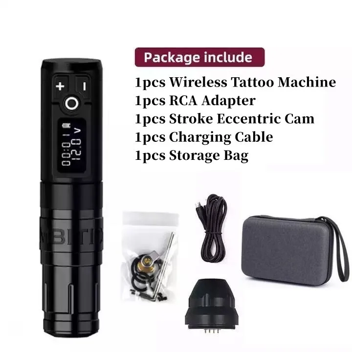 XNET Storm Wand Wireless Tattoo Machine Powerful Motor Professional Digital Electric Rotary Tattoo Pen Gun for Body Art