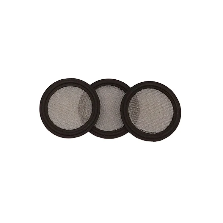  Food Grade Washer With Mesh Tri Clamp Silicone Rubber Gasket