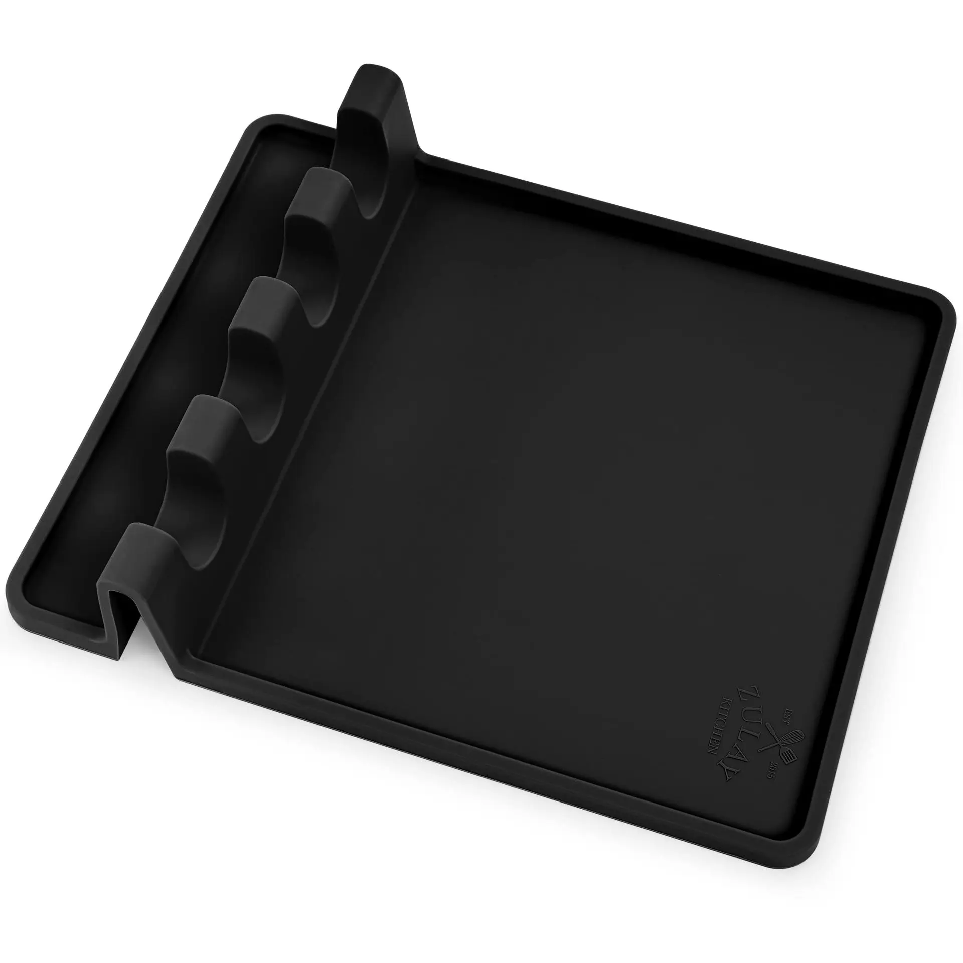 BPA-Free Silicone Utensil Rest Spoon Rest With Drip Kitchen Counter Holder for Kitchen Utensils