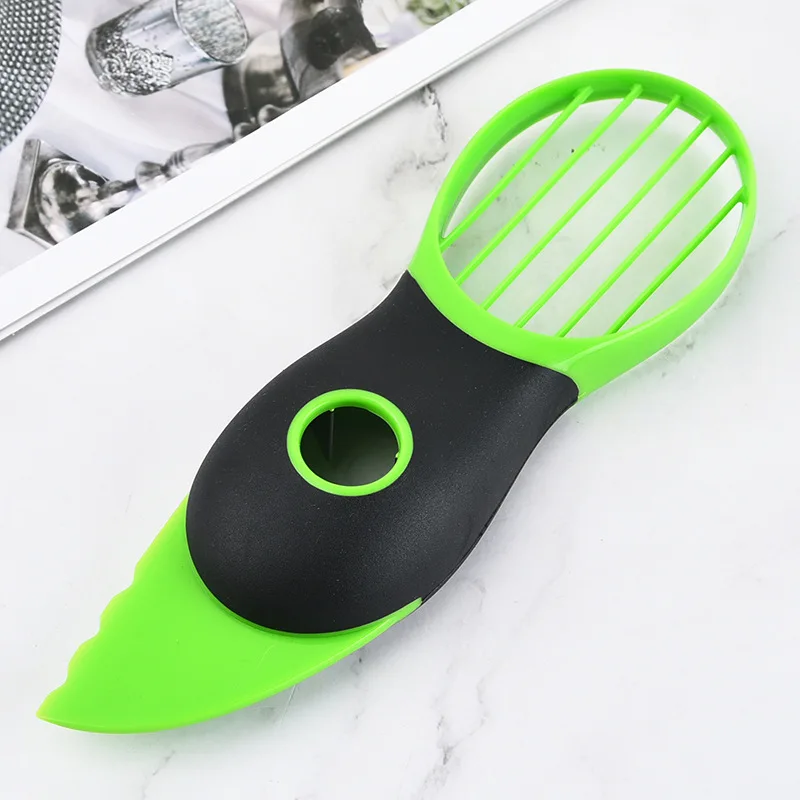 New Product Ideas 2024 Slicer For Kitchen Plastic Avocado Slicer Colorful Fruit & Vegetable Tools