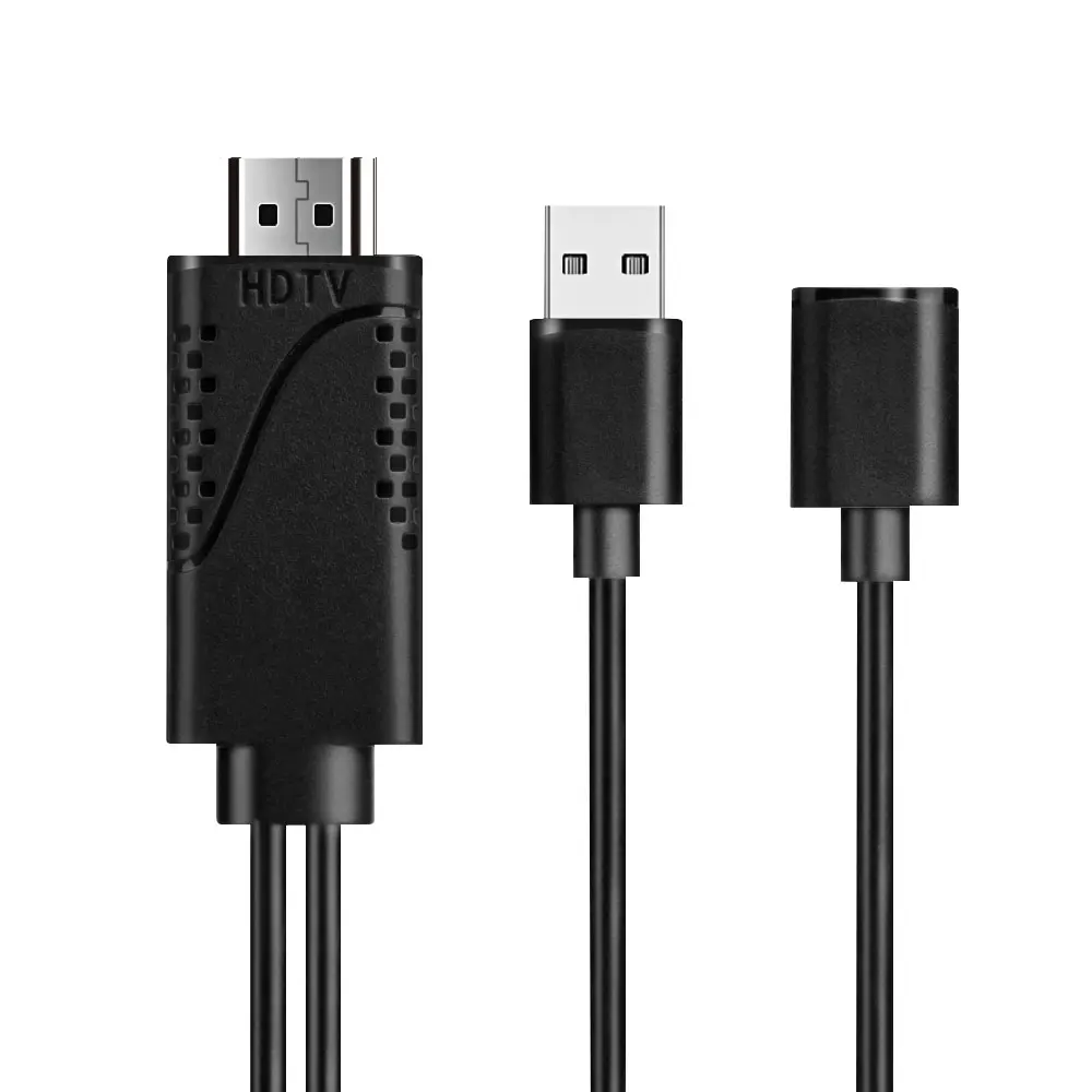 High Speed  3 en 1 HDMI Cables Adapter USB to HDTV  Cable  Compatible with IOS For Japanese Market
