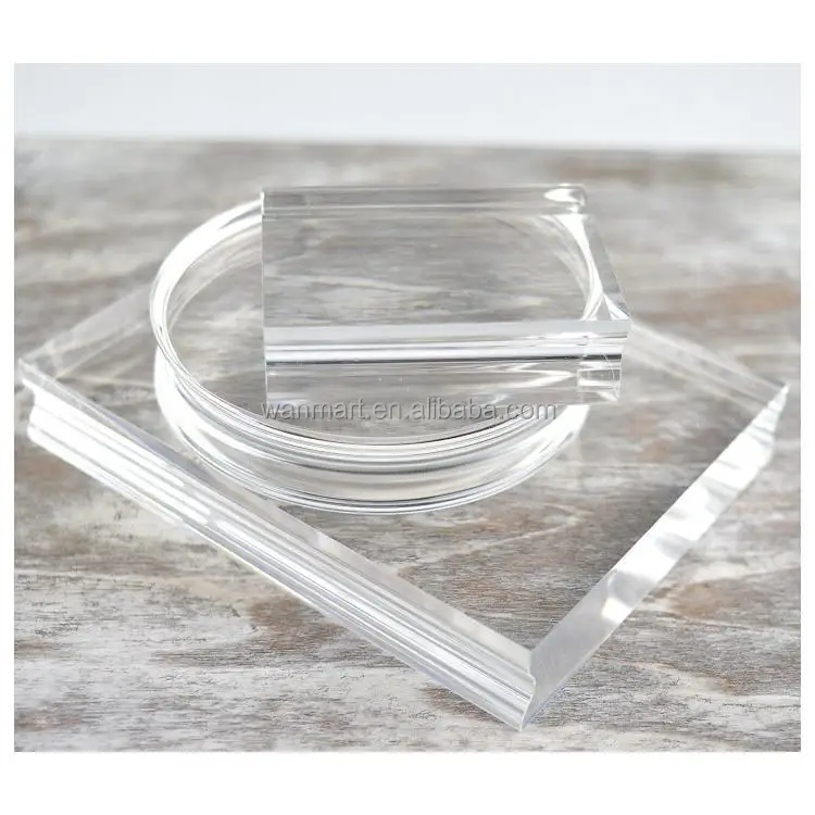 Clear Acrylic Circles Blanks Disc Acrylic Christmas Ornament Customized Acrylic Shapes for Sublimation