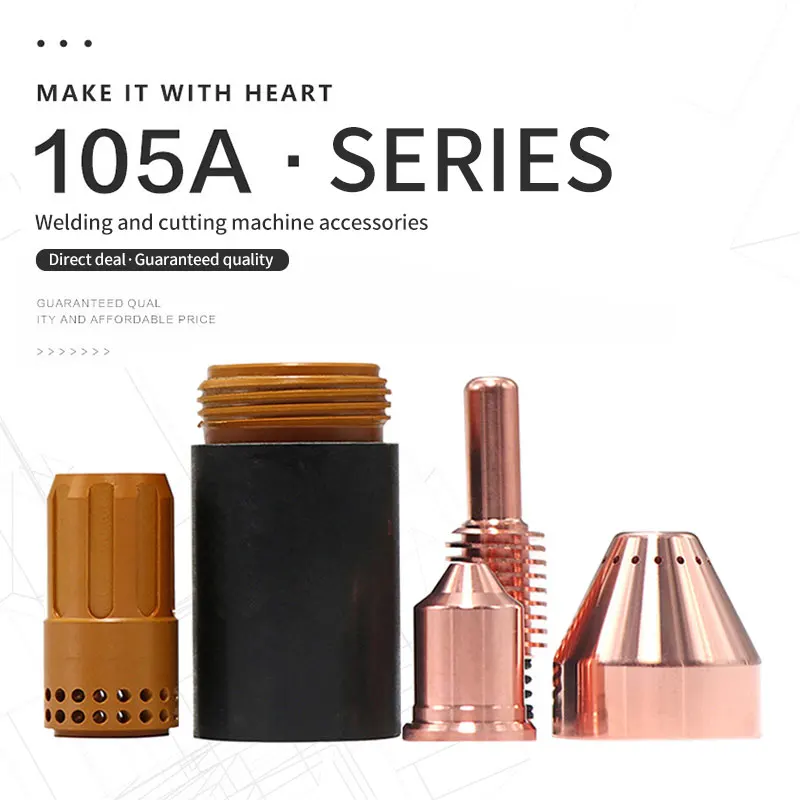 105A Electrode Welding Spare Parts Gas Torch Nozzle Plasma Cutting Protection Cover Gun Laser Machine Accessories