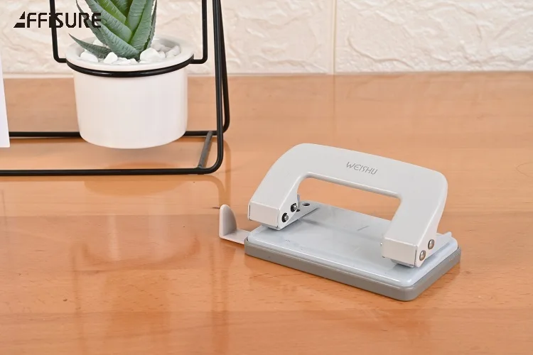 Two Holes Metal Punch 10 Sheets Two-hole Punching 80 Mm Paper Puncher Desktop Metal Punch
