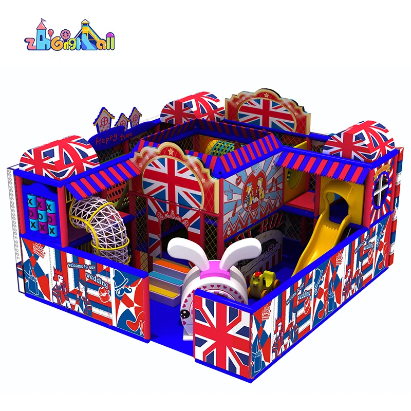 Custom design kids indoor soft playground for europe